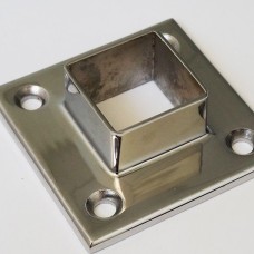 Фланец нержавеющий приварной встык с выступом квадратный Ду 10 Ру 2,5 12Х18Н9Т 10х14х15х8 мм ГОСТ 12821-80