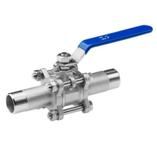 Кран нержавеющий шаровой стальной неполнопроходной муфтовый 12Х18Н10Т ДУ 40 Ру 16