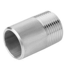 Ниппель двойной нержавеющий AISI 304 ДУ 25 ДУ2 15